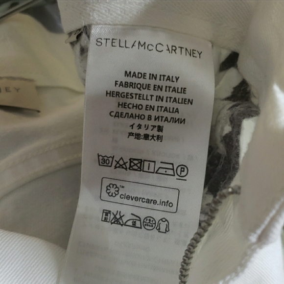 Stella Mccartney White Mid-Rise Flare JeansSZ 29 - Picture 5 of 6